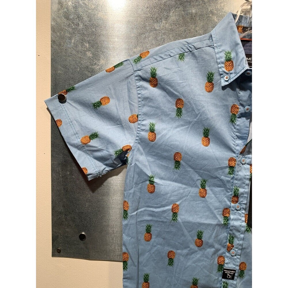 Drill Clothing Geometrix Peached Poplin Stretch S Pineapples NEW $52. Retail - Picture 9 of 16